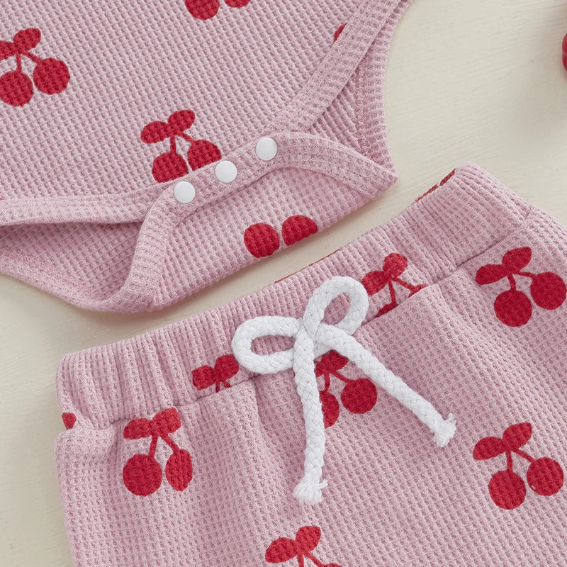 Knit Cherries Set