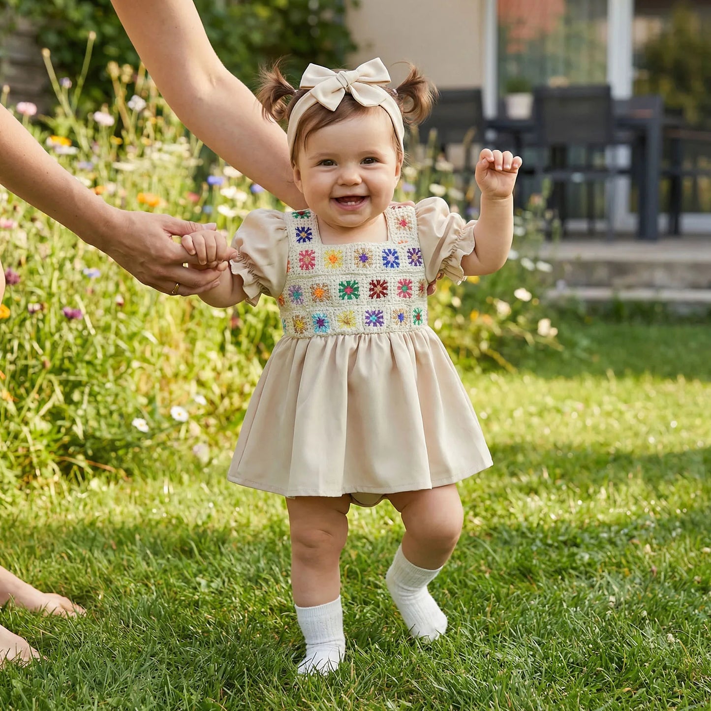 Crochet Flower Dress