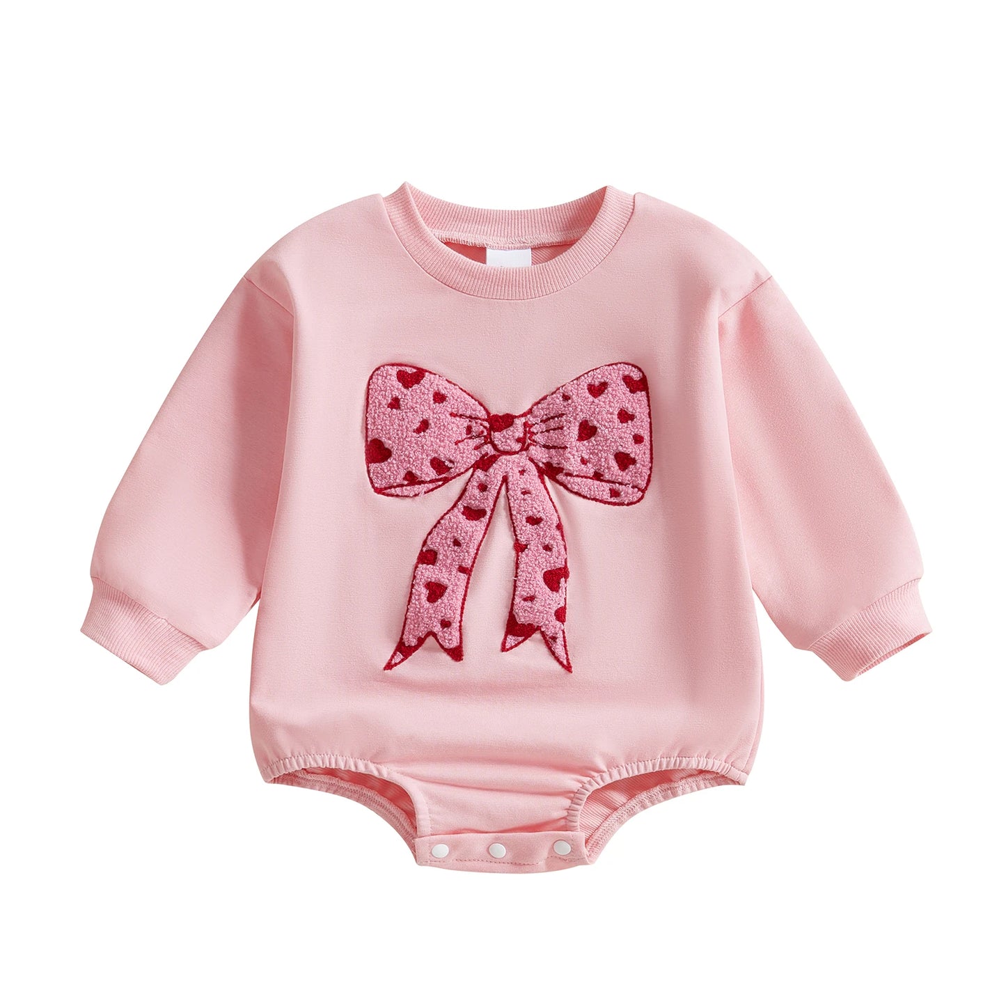 Heart Bow Onesie