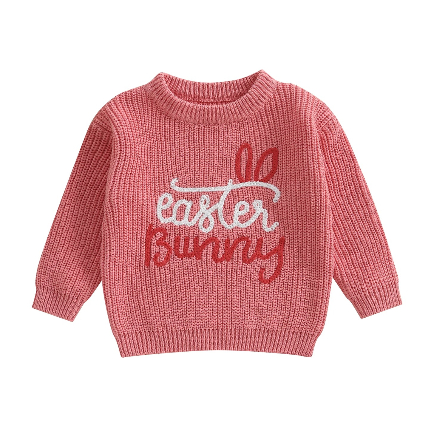 Snuggle/Easter Bunny Embroidered Sweater