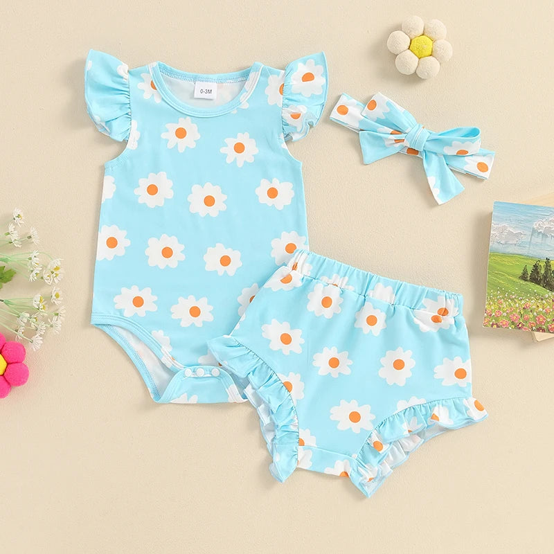 Daisy Tee and Bummies Set