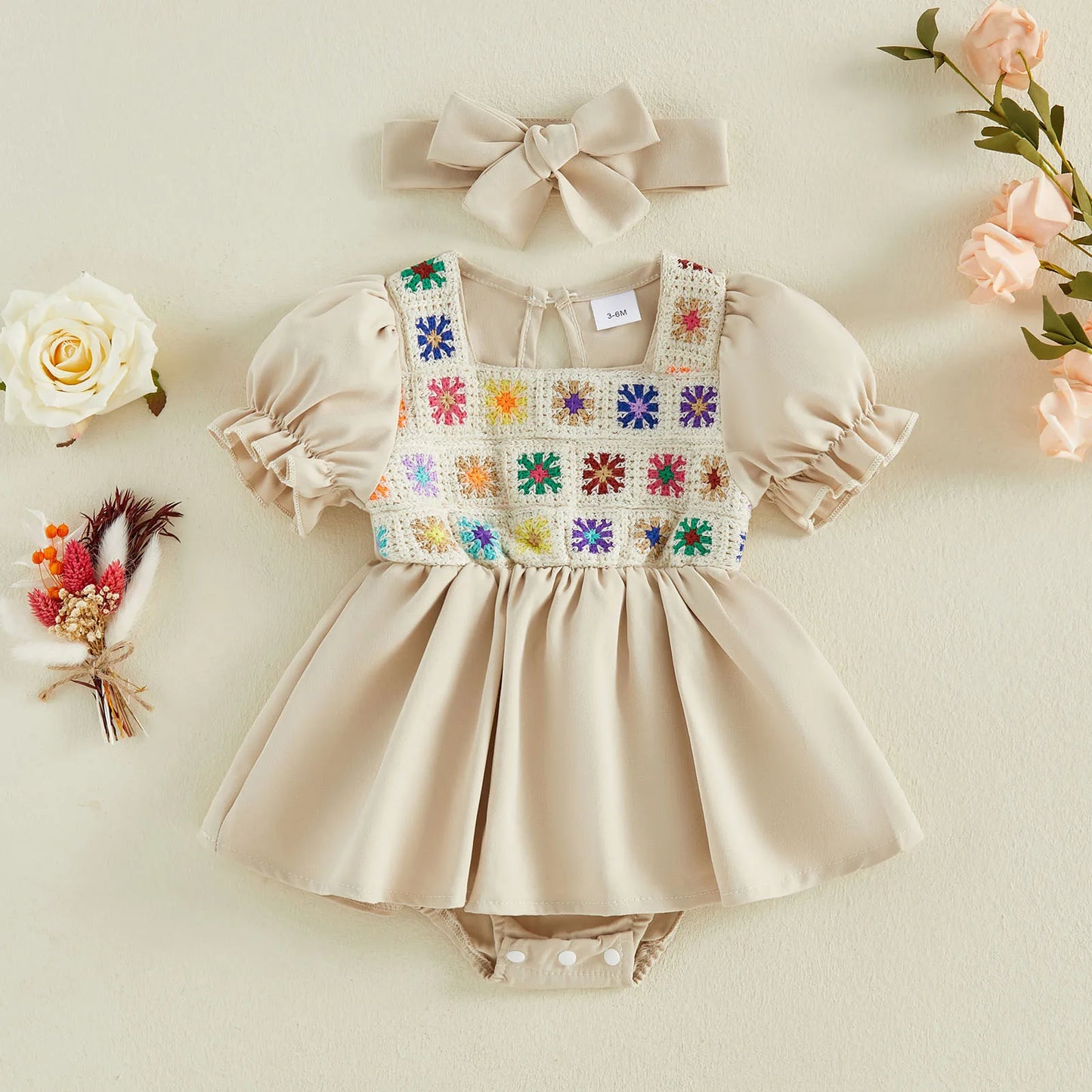 Crochet Flower Dress