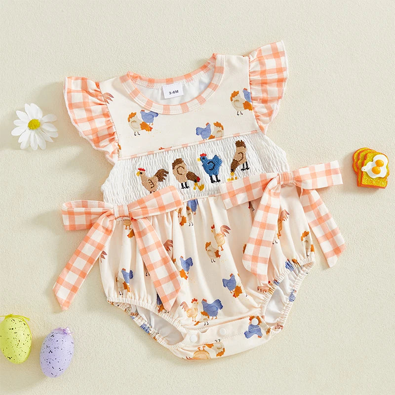 Spring Chicken Romper