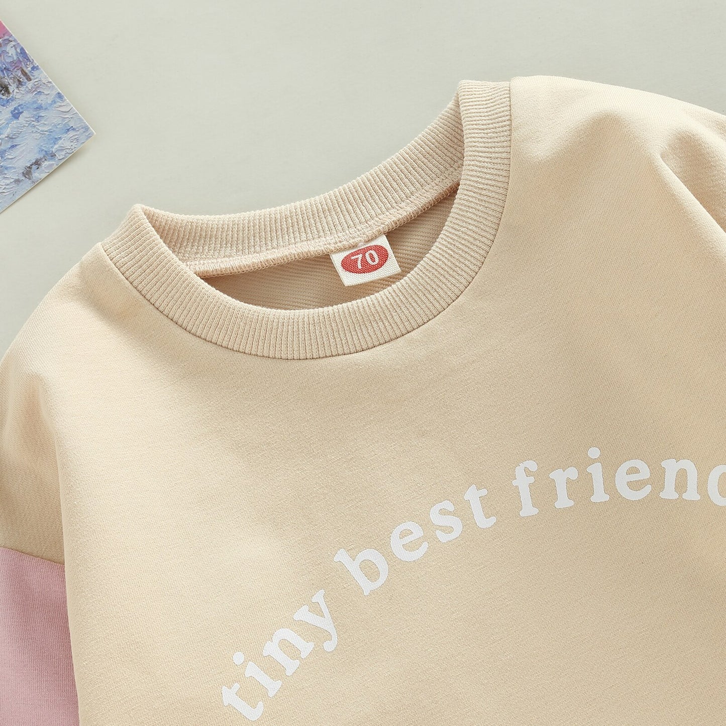 Tiny Best Friend Sweatshirt Onesie
