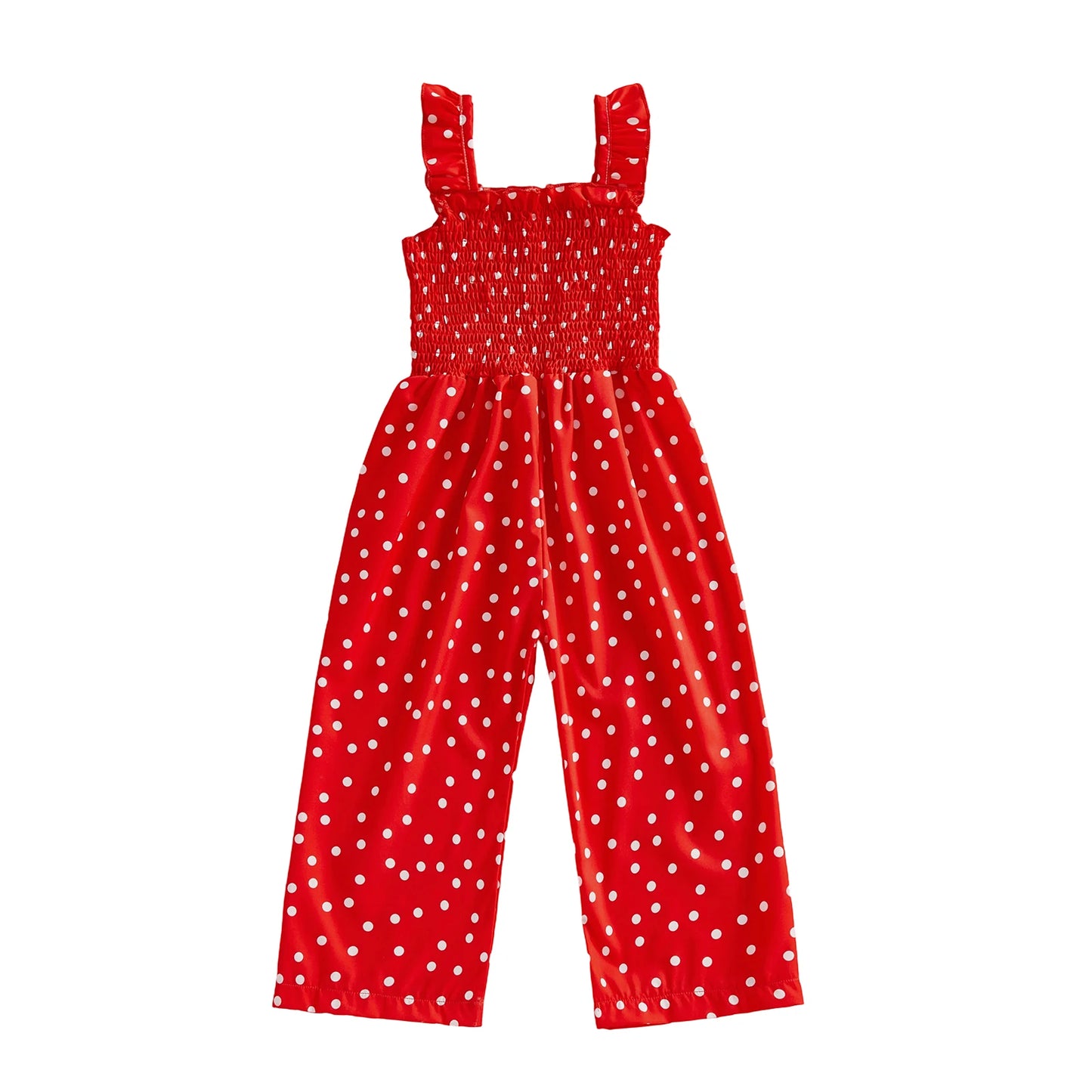 Polka Dot Wide Leg Jumpsuit