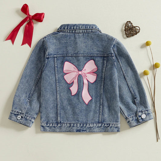 Bow Denim Jacket