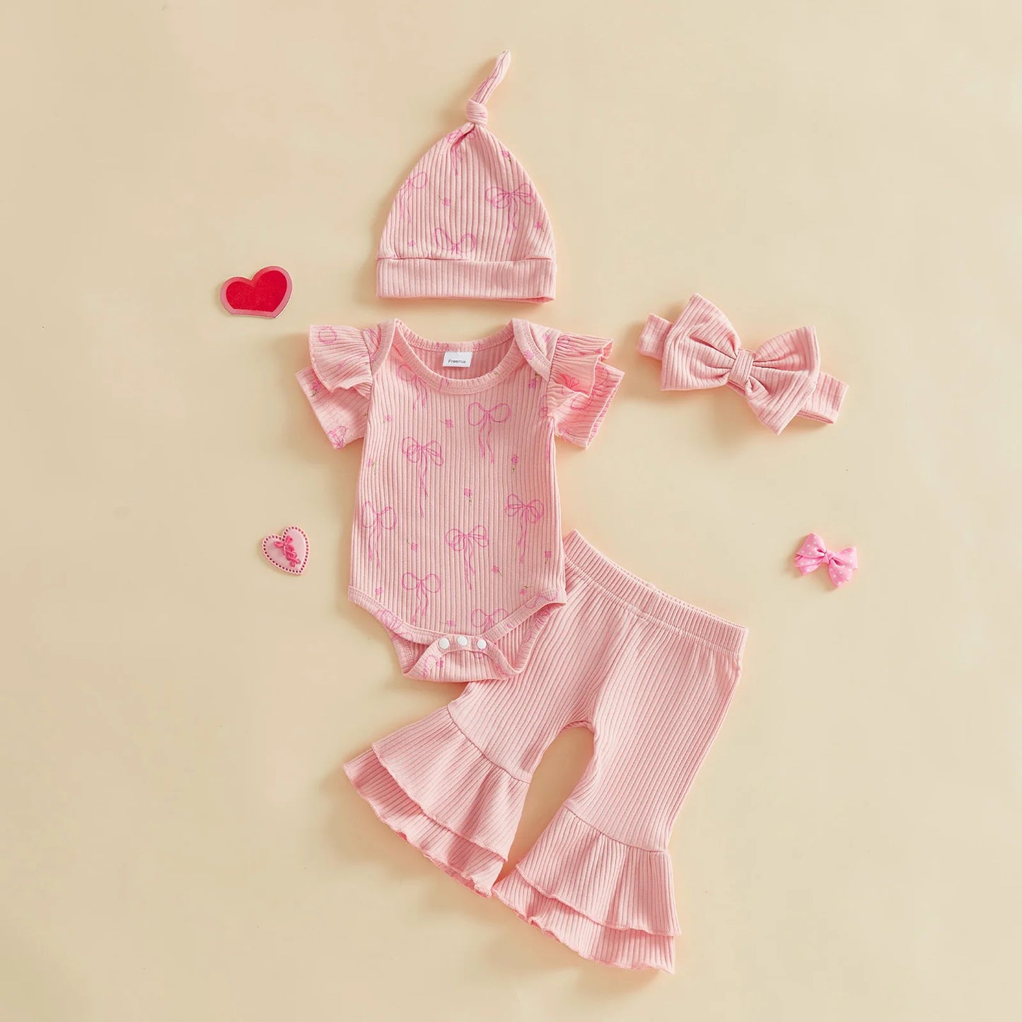 Pink Bows Set
