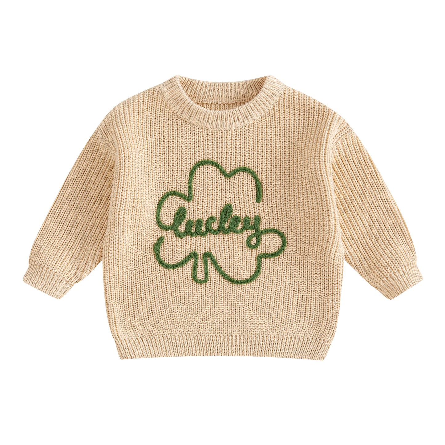 Lucky Embroidered Sweater