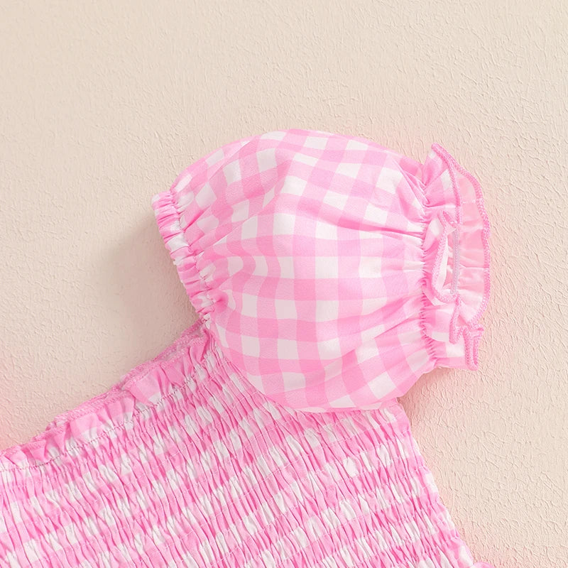 Pink Gingham Dress