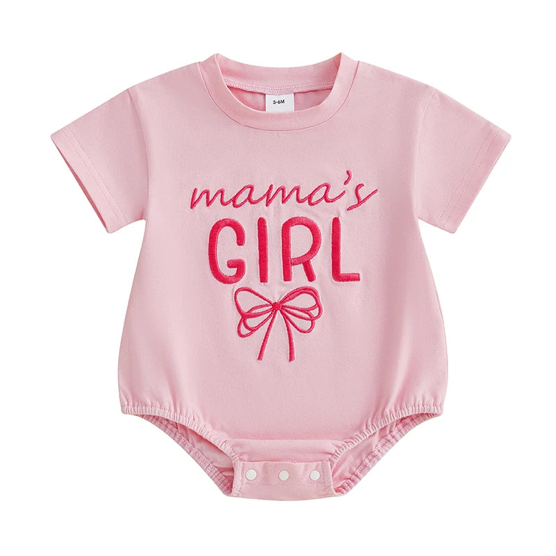 Mama's girl Bow Onesie