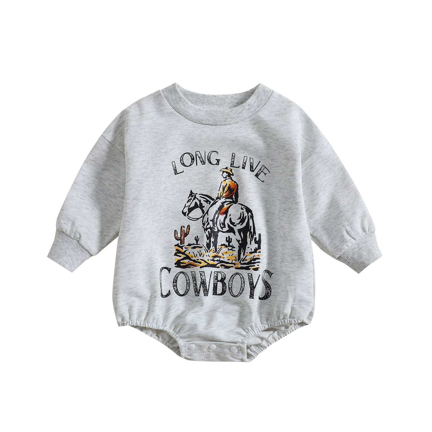 Long Live Cowgirls Sweatshirt Romper