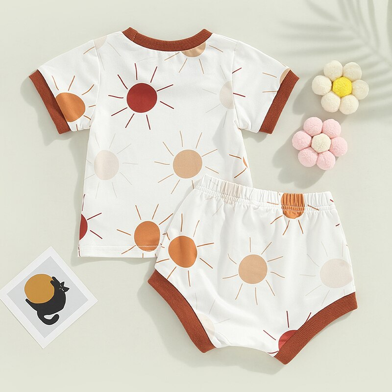 Flower Child Shorts and Tee Set