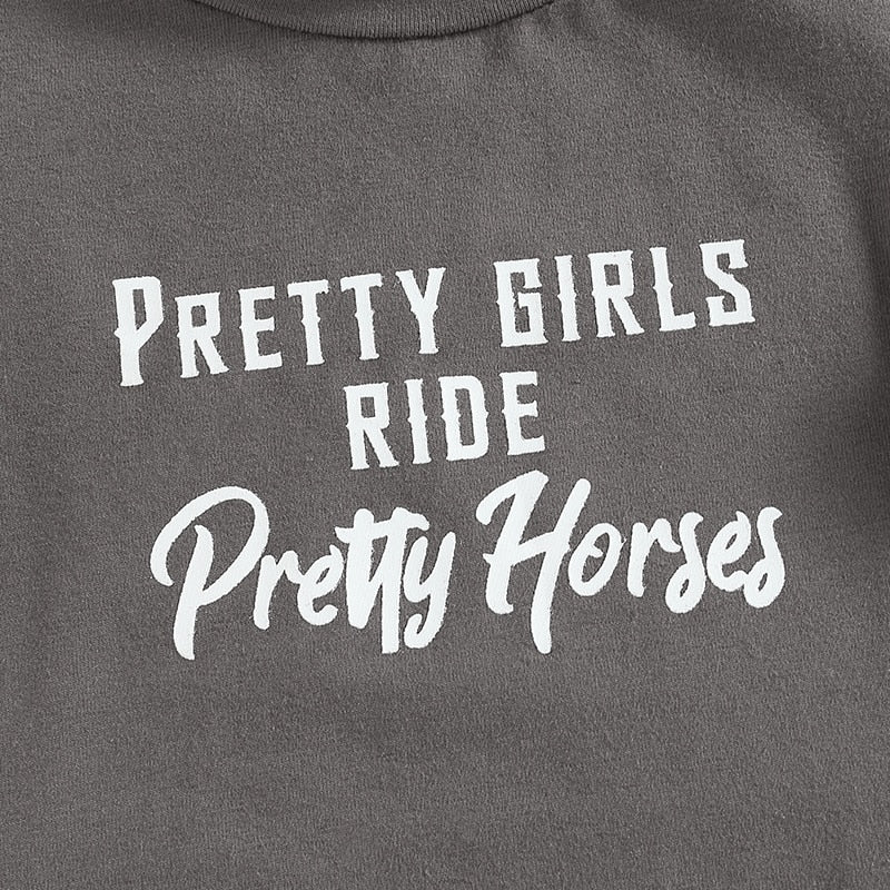 Pretty Girls and Horses Set
